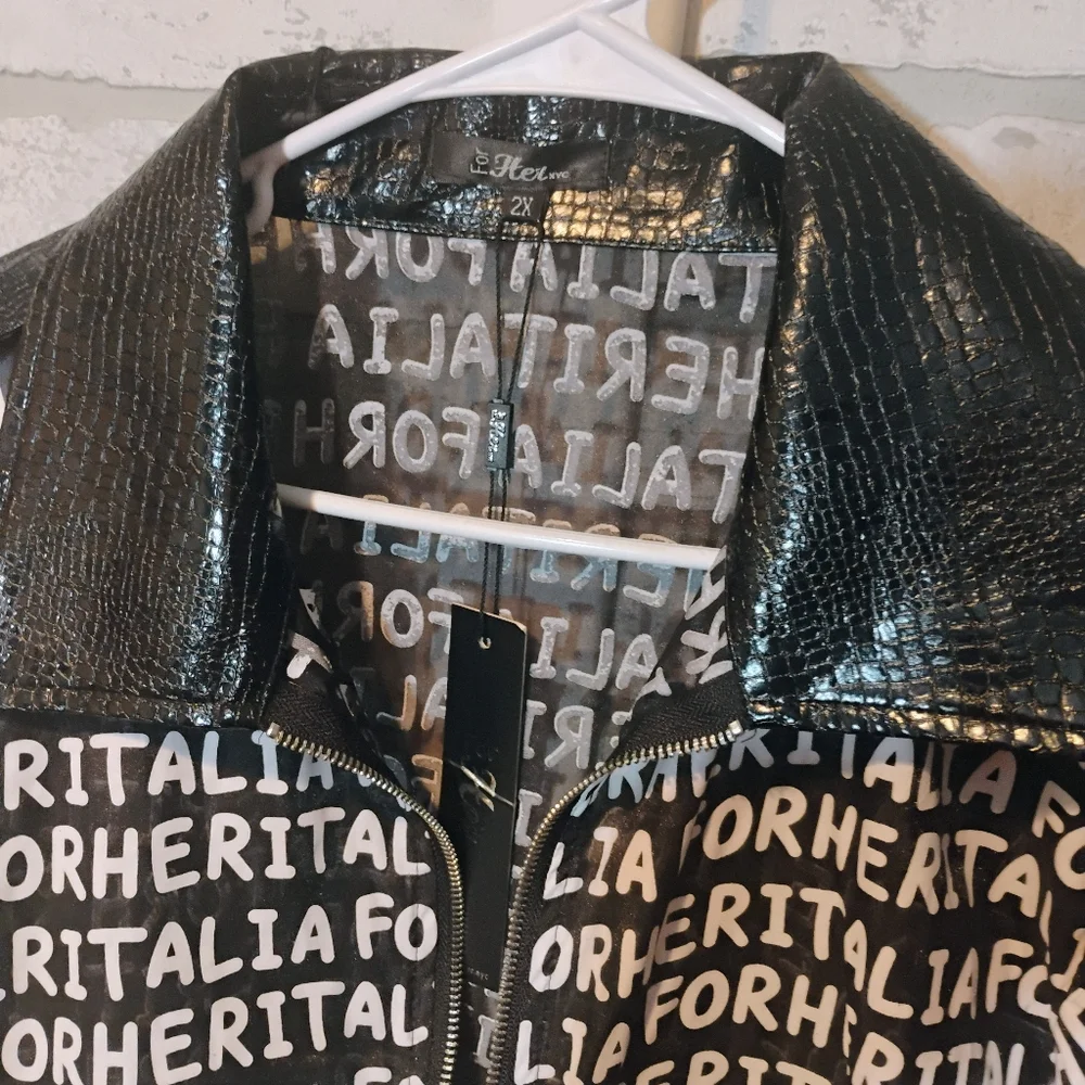 🆕 For Her NYC, Graphic Jacket, 2X - Picture 5 of 9